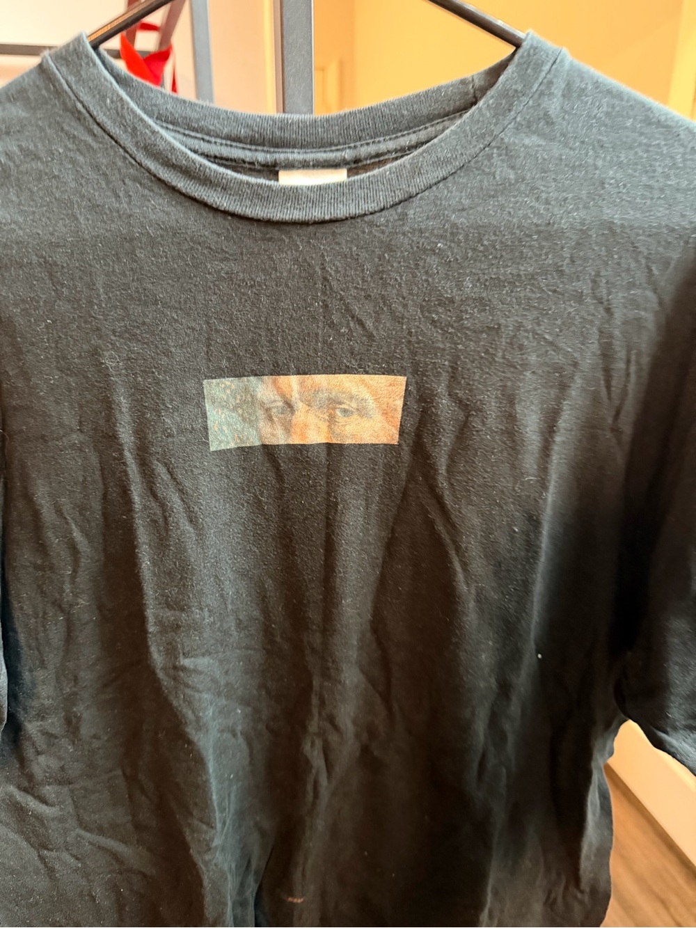Ripndip Black Short Sleeve Tee with Subtle Rectangular Graphic